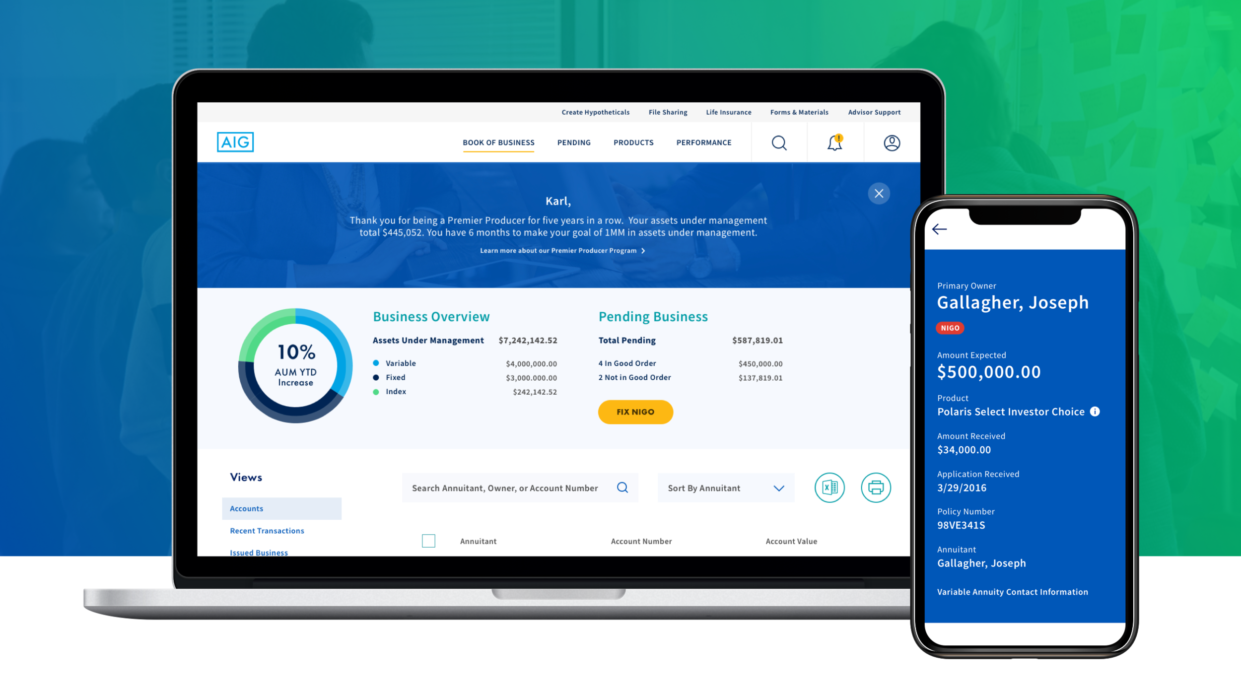 AIG Individual Retirement — Brent Brooks