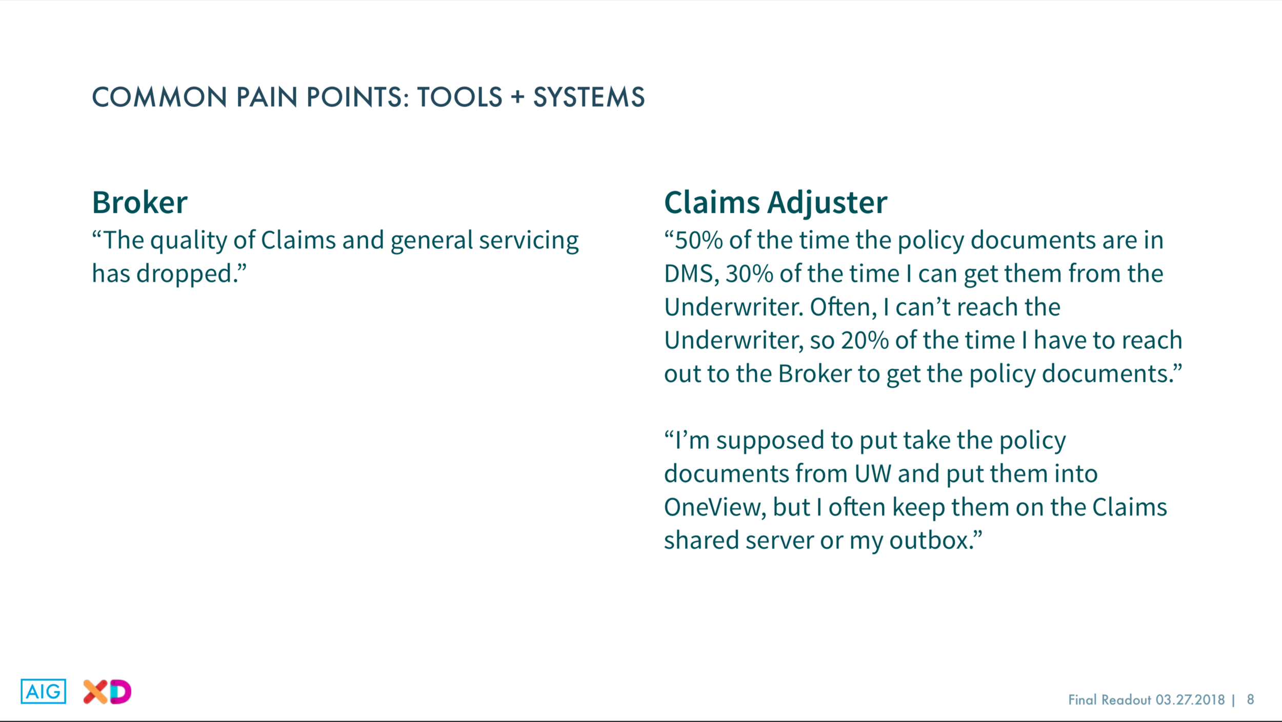 Example quotes from interviews